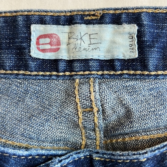 BKE bootcut Med Rise stretch distressed Jeans SZ 29 - Picture 6 of 12